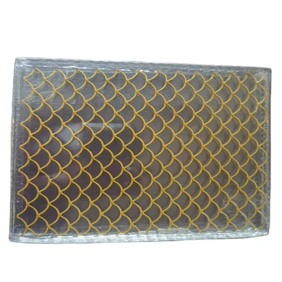 Reinforced Glass Wire Mesh Laminated Decorative Safety Glass
