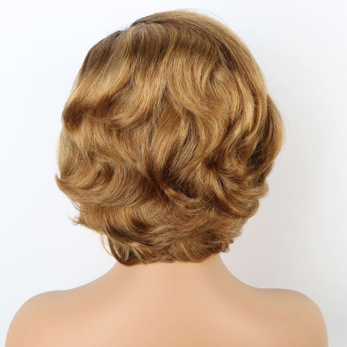 Short pixie Cut Lace Front Human Hair Wig