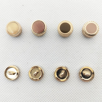 Customized 10/12/15/18/20mm Brass Metal Ring Cap Pearl Prong Snap Buttons - Clothing Accessories
