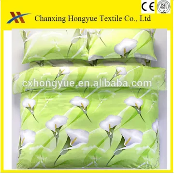 Hot sale 3D disperse printing for Twill home textile design fabric of Four sets