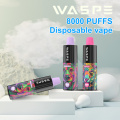 WASPE 8K PUFFS Vape Vape Bán buôn Châu Âu