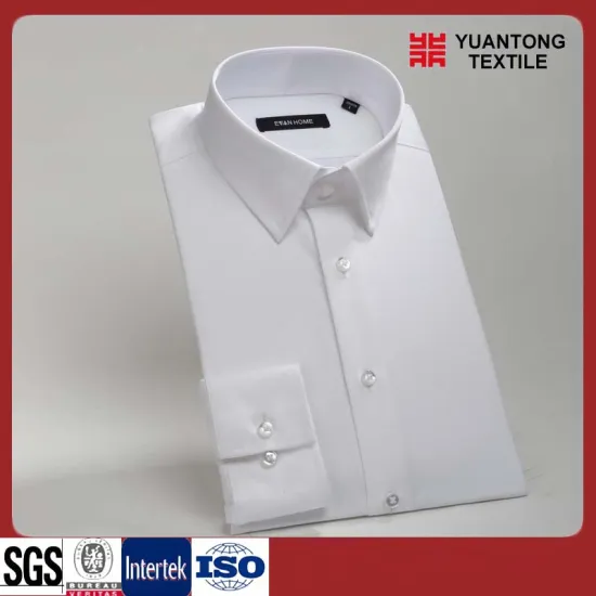 100% Cotton Bleached Woven Shirt Fabric