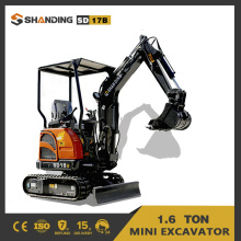 Hydraulic 2t crawler mini excavator price