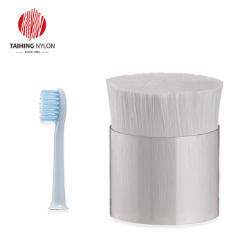 PET tapered bristles for disposable toothbrush