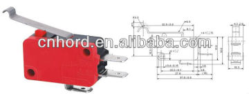 Micro Switch Pivot handle type R-AV-164-1C25