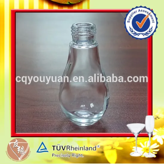 Wholesale refillable small glass hand sanitizer 50ml bottle
