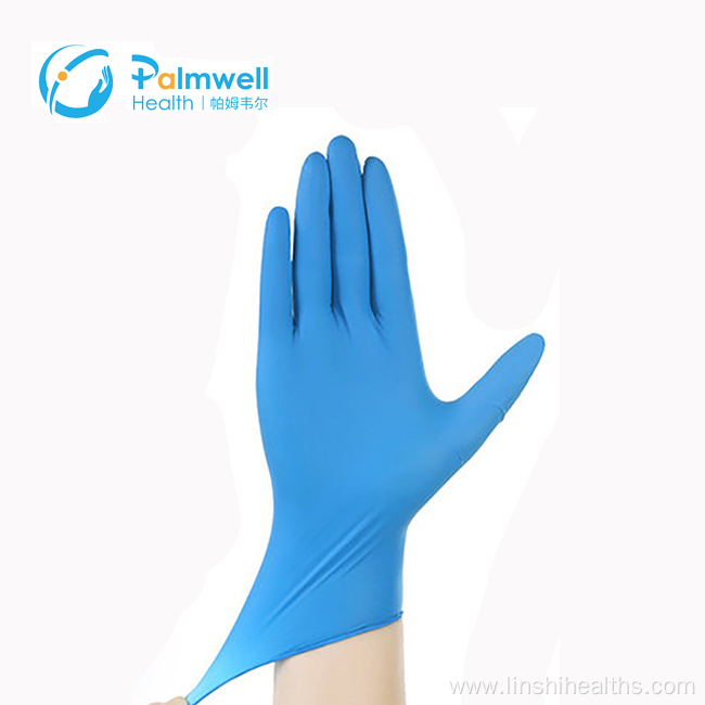 Anti-bacteria latex & powder free M4.0g nitrile Gloves