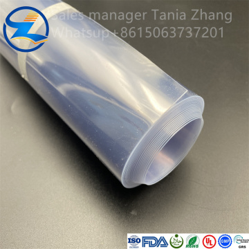 400mic clear PVC film for drug packaging