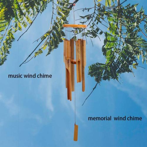 Natural Beautiful Sound Bamboo Wind Chimes with Amazing Deep Tone Manufactory