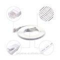 Ethernet CAT6 platte RJ45-kabel met kabelclips