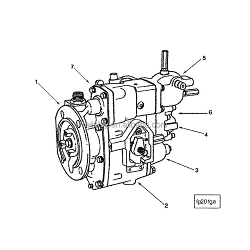 Pompe d&#39;injection de carburant PT 4951477 pour 4VBE34RW3 M11-G3