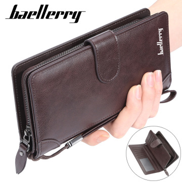 New Men's Fashion Wallet: Baellerry S6701 - Casual, Business Zipper PU Leather Coin Bag with Multiple Card Slots - Perfect Gift Option