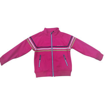 Girl's Jackets with Softshell Fabric, Comfortable and Windproof