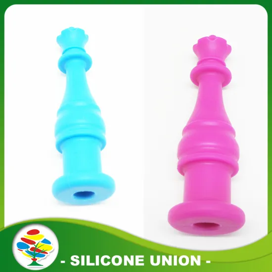 Good Flexibility Silicone Wine Bottle Stopper Chess Shape