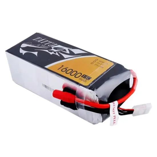 Hot sale TATTU 16000mAh 15C 22.2V 6S lipo battery for agriculture spraying drone