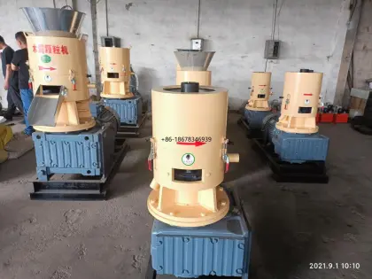 portable wood pellet machine