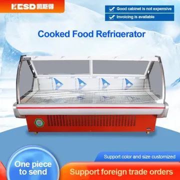 Butchery Fridge Supermarket Refrigeration Equipment Frozen Meat Display Fridge Display Open Chiller for Meat, Chicken