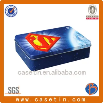 square metal boxes packaging, tins for butter cookie, tea metal box