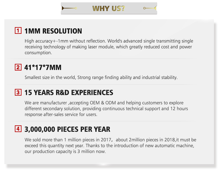 JRT laser product advantanges