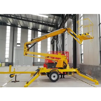 Towable Boom Lift for Construction Sites