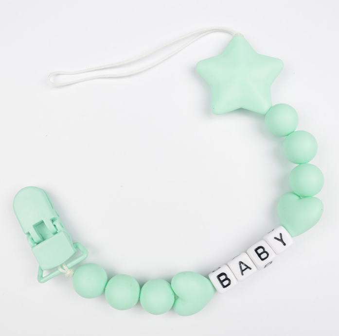 Silicone Baby Pacifier Holder Clip