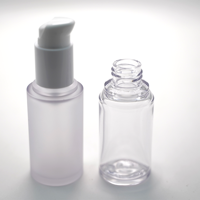 airless glass cosmetic bottles