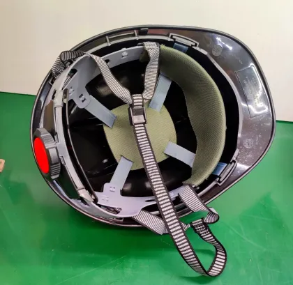 Black ABS Labor Protection Safety Helmet for Construction