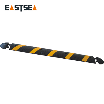 Hot Sale Durable Rubber Reflective Road Speed Hump, 6 Feet