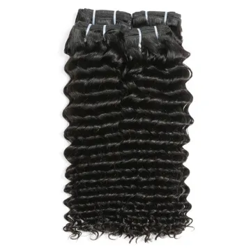 10a 100% raw virgin Brazilian human hair wave, Cuticle Aligned Deep Curly Wave Hair Extension, Wholesale Mink Virgin Hair Bundle