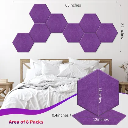 Hexagon Wall Panel: Soundproofing Materials and Decorative Acoustic Panels