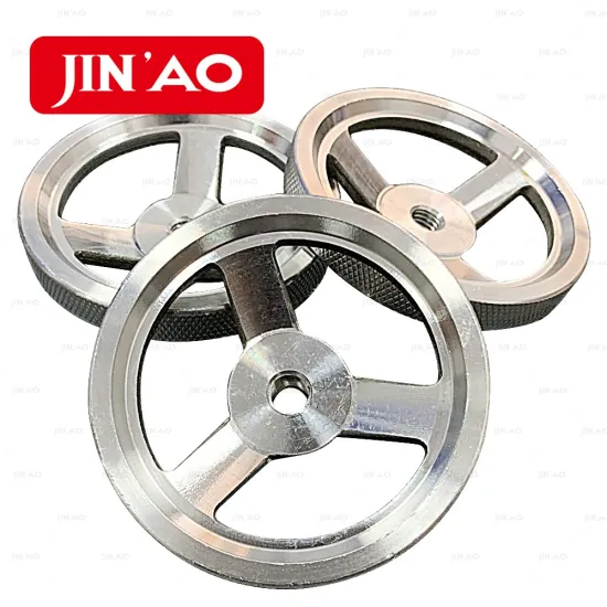 Factory Price Iron Handwheel with Revolving Handle