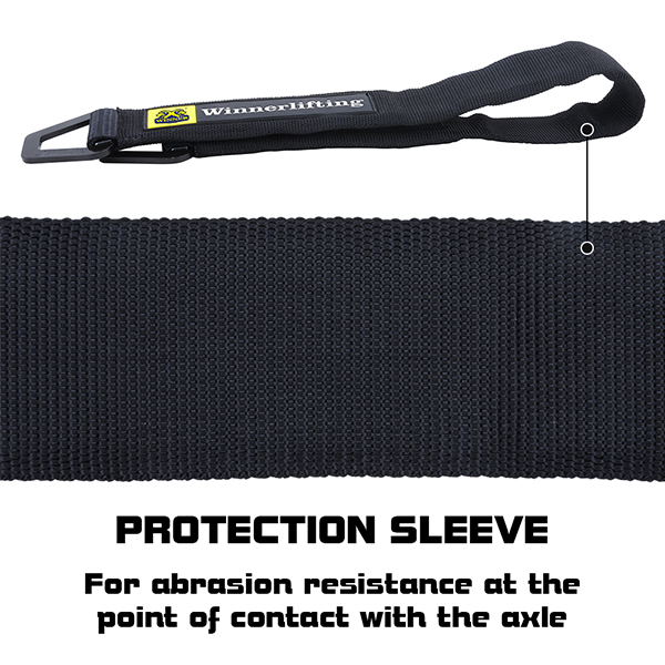 Axle Straps With Protecttion Sleeve