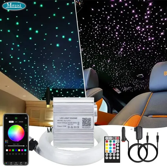 10W Fiber Optic Light Engine Starlight Headliner Kit