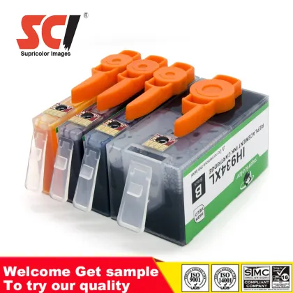 compatible for hp 934 hp 935 printer ink cartridge with auto reset chip