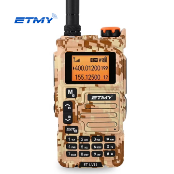 Etmy ET-UV11 Dual Band UHF/VHF Ham Radio for Long Distance Communication