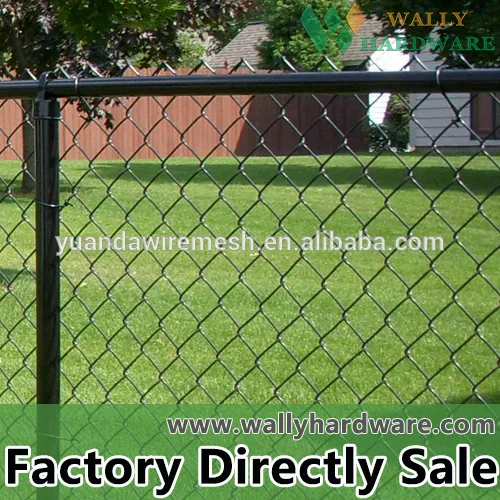 Used chain-wire fencing mini mesh promotion double gate pvc coated chain link fence
