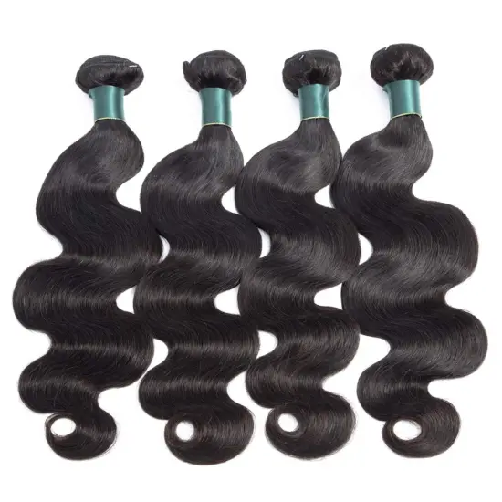 Packaging  Hair Extensions Bundles Body Wave Human Custom Wrap Label Wholesale Virgin Vendors In Bulk 40 Inch Brazilian Raw Hair