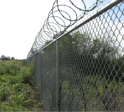Black Chain Link Fence Cyclone wire