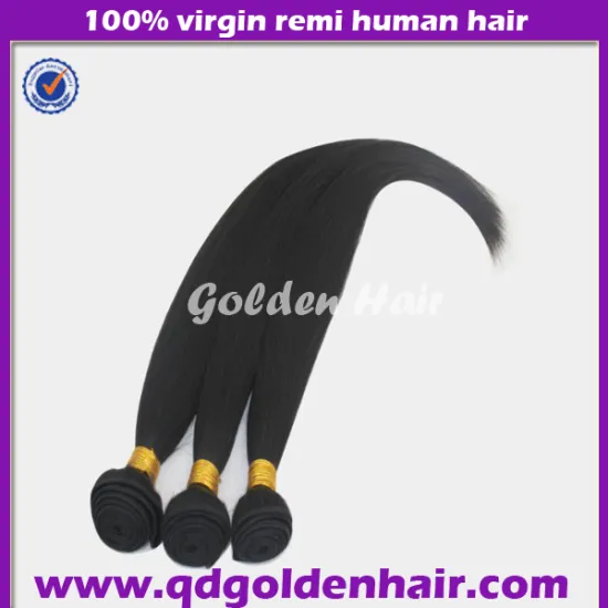 2014 Golden Hair New Style New Design Silky Straight Hair Extension
