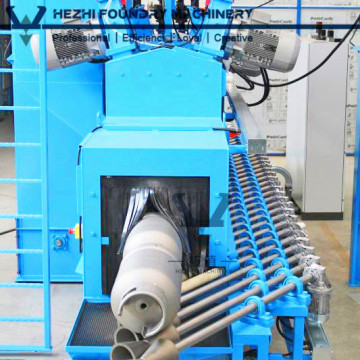 Customized LPG Aluminum Gas Cylinder Shot Blasting Cleaning Machine
