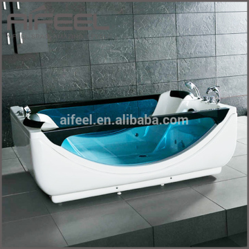 Hot Sale indoor 2 people freestanding acrylic Whirlpool Massage bathtub for adult