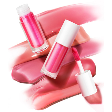 16 colori che cambia olio di labbro - pennello grande pigmentato, sapore di frutta idratante magico vegano rossetto rosa e pizzichi