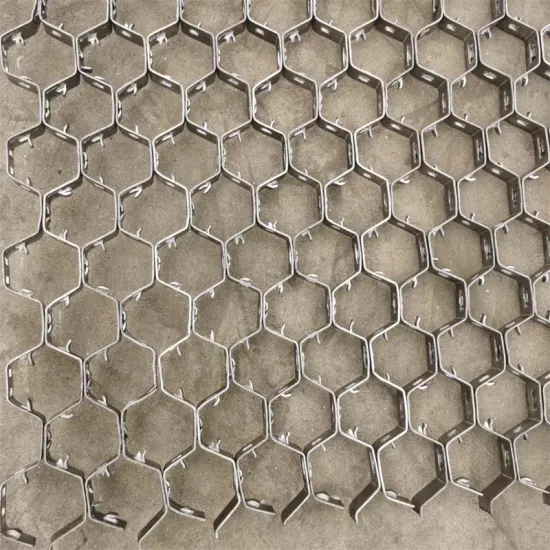 Stainless Steel Hexagonal Mesh Anchors - Refractory Tortoise Shell NetHex