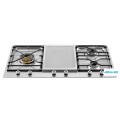 36 Segmented Cooktop 3-Burner and Griddle