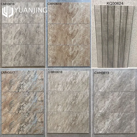 Villa Courtyard Tiles: 300x600mm Grade AAA External Wall Bricks with Granite Stone Finish - Ceramic Porcelain Balcony Tiles