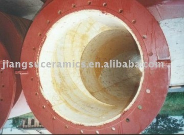 Großes Metallrohr mit 95% AL2O3 CCERAMIC Liner Keramikhülle
