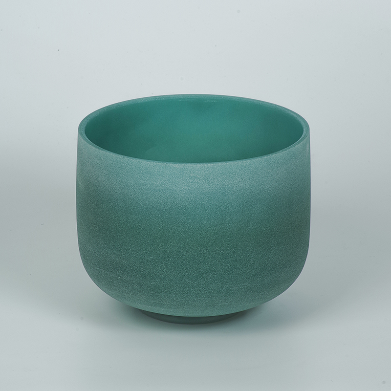 Green Fluorite Crystal Singing Bowl