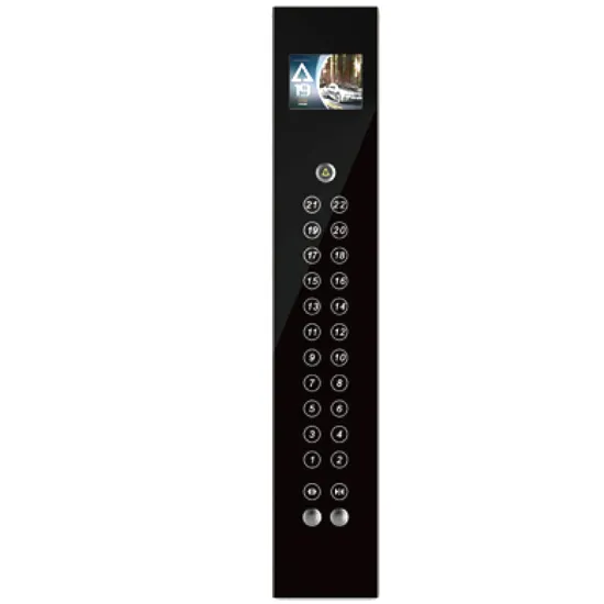 Glass Touch COP LOP for Passenger Lift Elevator Operation Panel - Blue Display