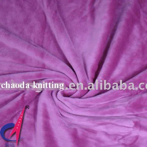 Polyester Spandex Velvet for sportswear
