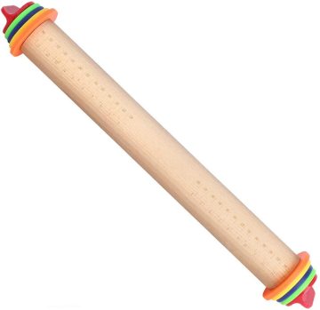 Holzrollstift mit abnehmbarem Ring